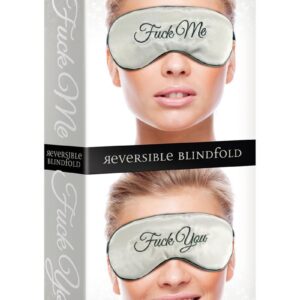 FUCK ME * FUCK YOU REVERSIBLE BLINDFOLD