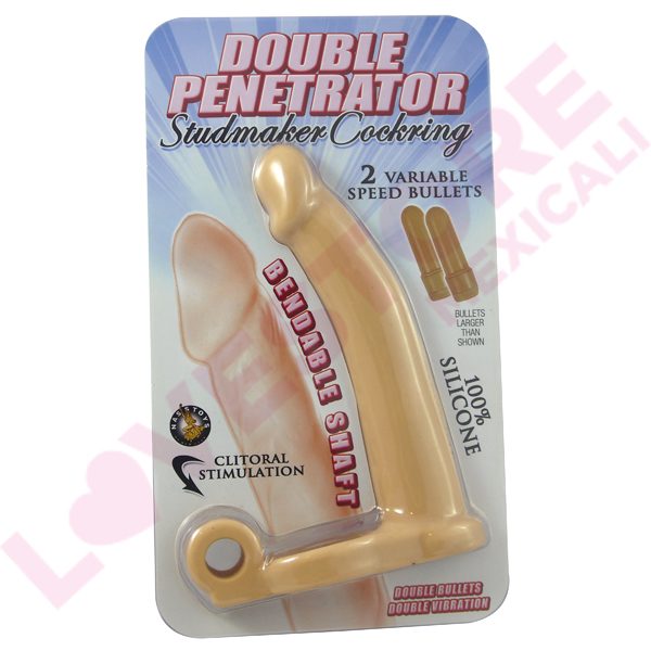 Double Penetrator Studmaker Cockring