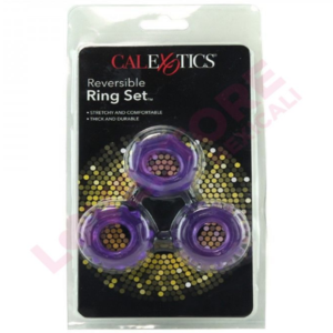 CALEXOTICS REVERSIBLE COCK RING SET
