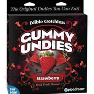 GUMMY UNDIES STRAWBERRY EDIBLE CROTCHLESS