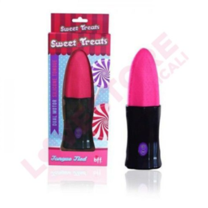 Sweet Treats Tongue Tied Pink Vibrator
