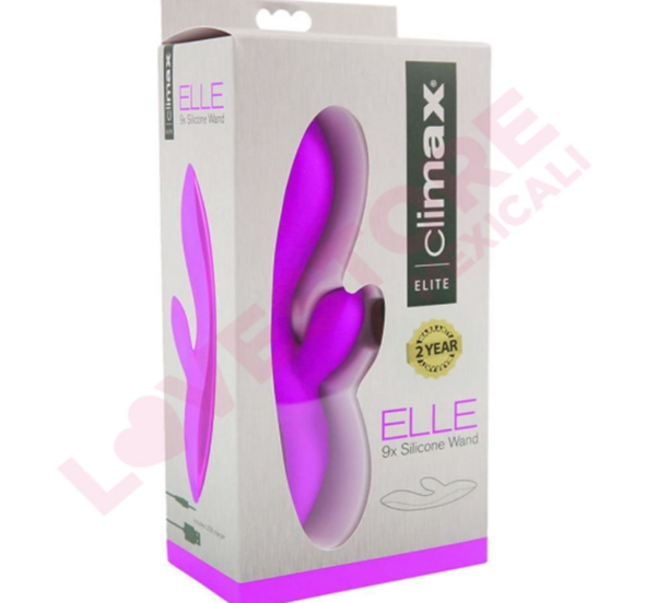 Elite Elle 9x Silicone Vibe Purp