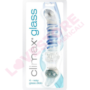Climax Glass 4-Way Glass Dildo