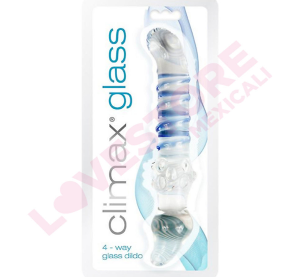 Climax Glass 4-Way Glass Dildo