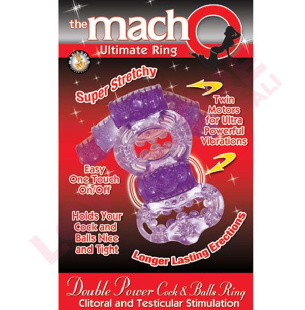 Double Power Vibrating Cock Ball Vibrating Penis Ring Sex Toy