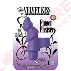 Velvet Kiss Collection Finger Pleaser Multispeed Waterproof, Lavender