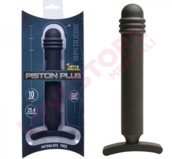 SI Novelties Ignite Piston Plug 10 Inch Silicone Black
