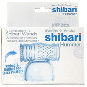 Shibari Hummer - Ribbed and Nubbed Wand Attachment for Men