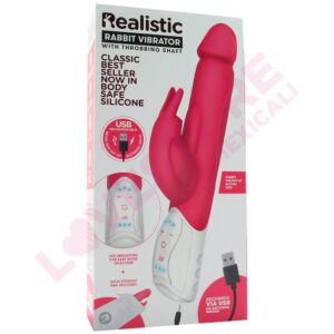Realistic Throbbing Rabbit Vibe in Pink