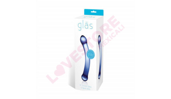 6 Inch Curved Glass G-Spot Dildo