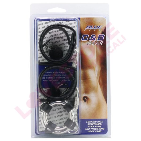 Locking Ball Stretcher, C-Ring & 3-Ring Cock Cage