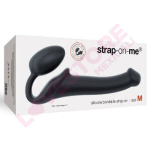 Strap On Me Silicone Bendable Strapless Strap On Medium - Black