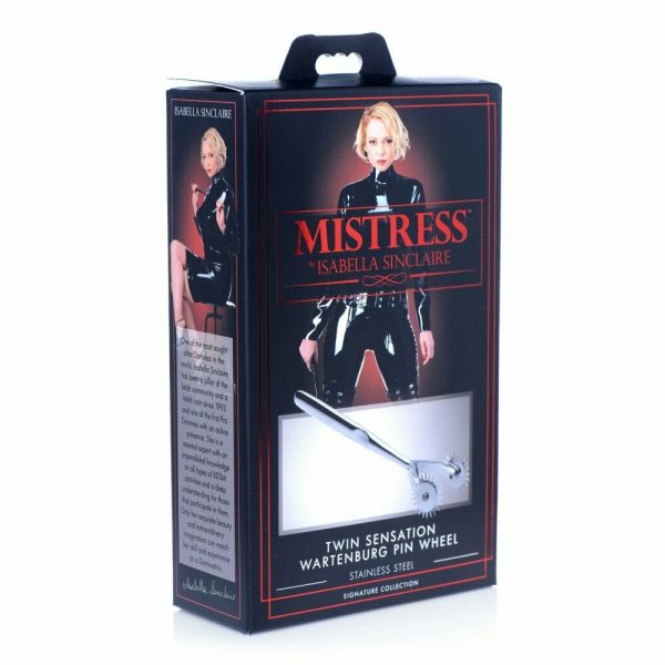 MISTRESS ISABELLA SINCLAIRE HEAVY DUTY STAINLESS STEEL DUAL WARTENBURG PIN WHEEL