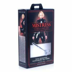 MISTRESS ISABELLA SINCLAIRE HEAVY DUTY STAINLESS STEEL DUAL WARTENBURG PIN WHEEL