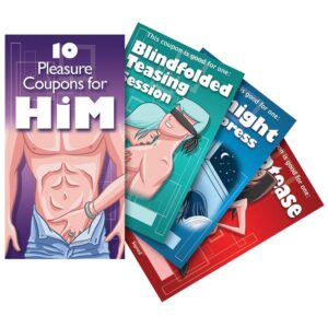 10 PLEASURE COUPONS FOR HIM