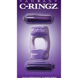 Fantasy C-Ringz Duo-Vibrating Super Ring Purple