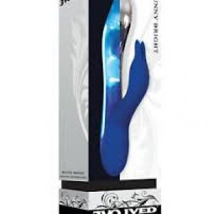 Evolved Bunny Bright Light Up Metallic Vibrator - Dark Blue