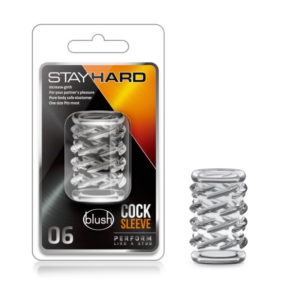 Stay Hard - Cock Sleeve 06 - Clear