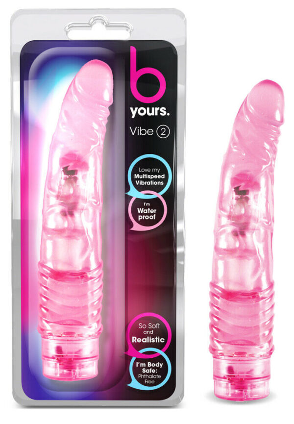 B Yours. Vibe 2-Pink 9"