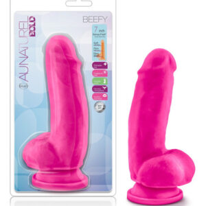 Au Naturel - Bold - Beefy - 7 Inch Dildo - Pink